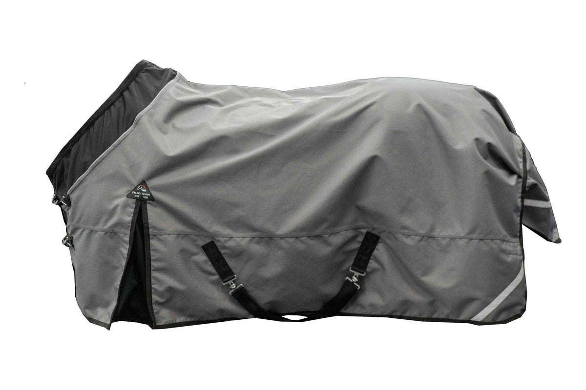 HKM Outdoordecke Liberty 200g 145cm Grau – Optimaler Schutz für Ihr Pferd - FRZ Pferdesport