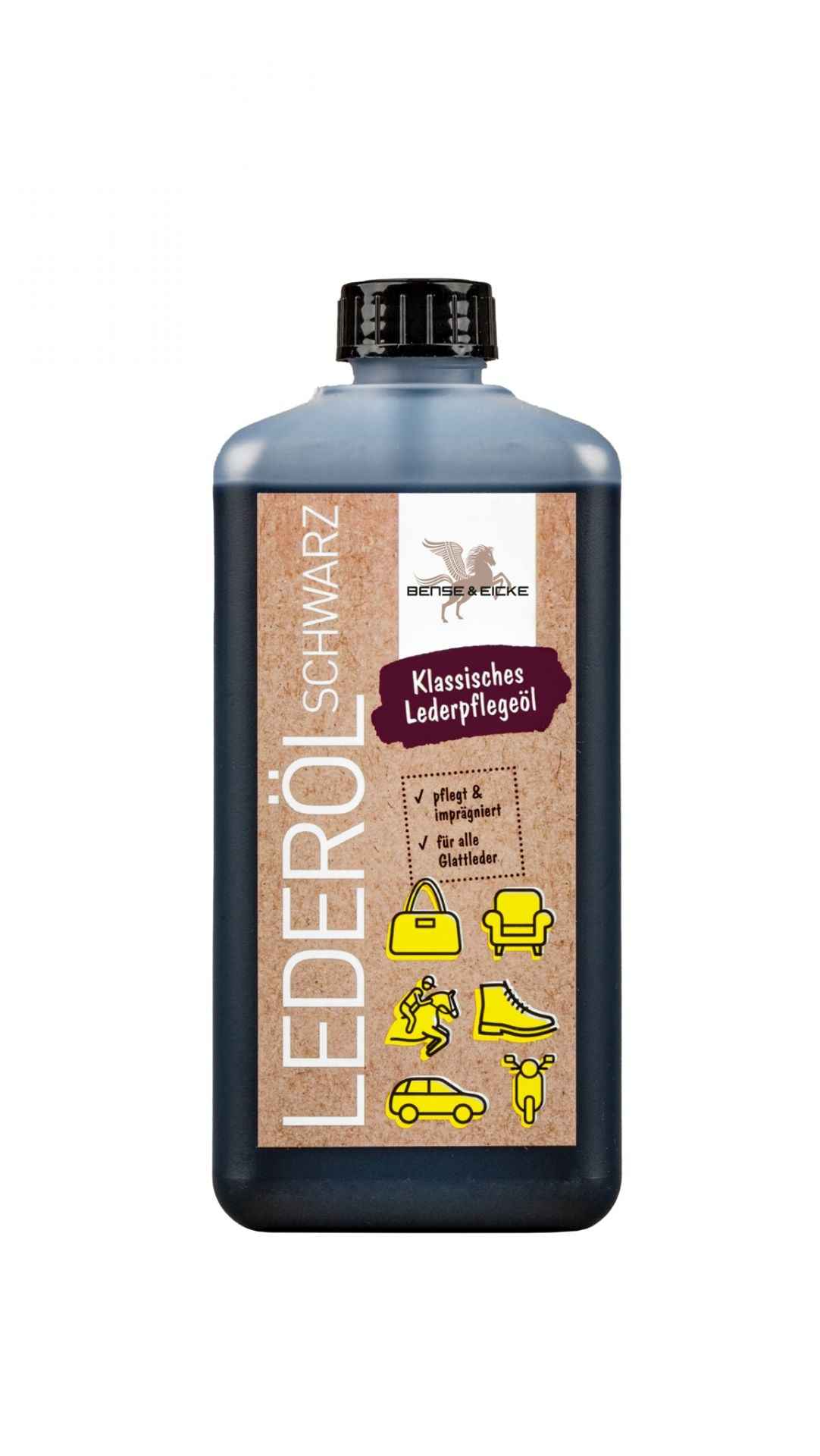 Bense & Eicke Lederöl schwarz 500ml - FRZ Pferdesport