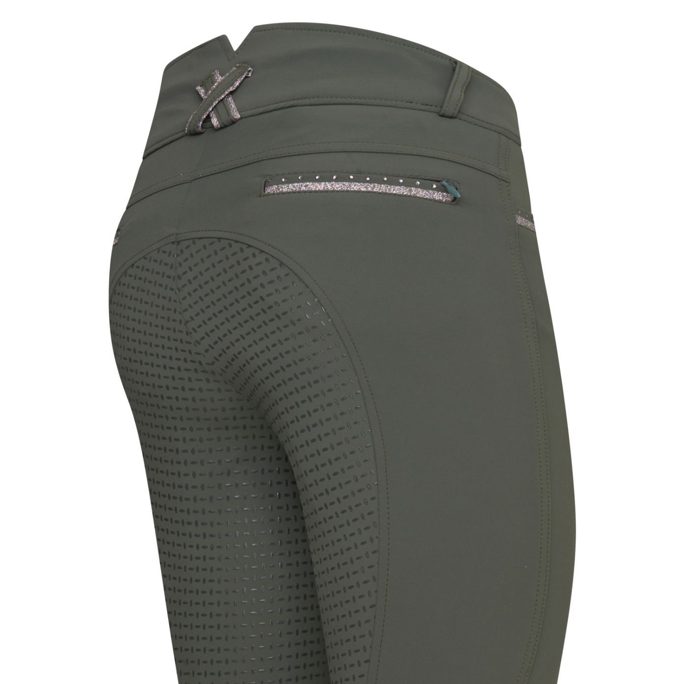 Imperial Riding Reithose El Capone High Waist FullGrip Dark Olive