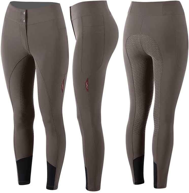 Animo Reithose Nuvelin Fullgrip Scoiattolo grau/beige – Stilvoll und funktional - FRZ Pferdesport