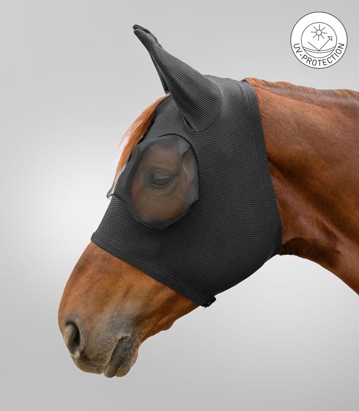 Waldhausen Fliegenmaske Puck Breath schwarz