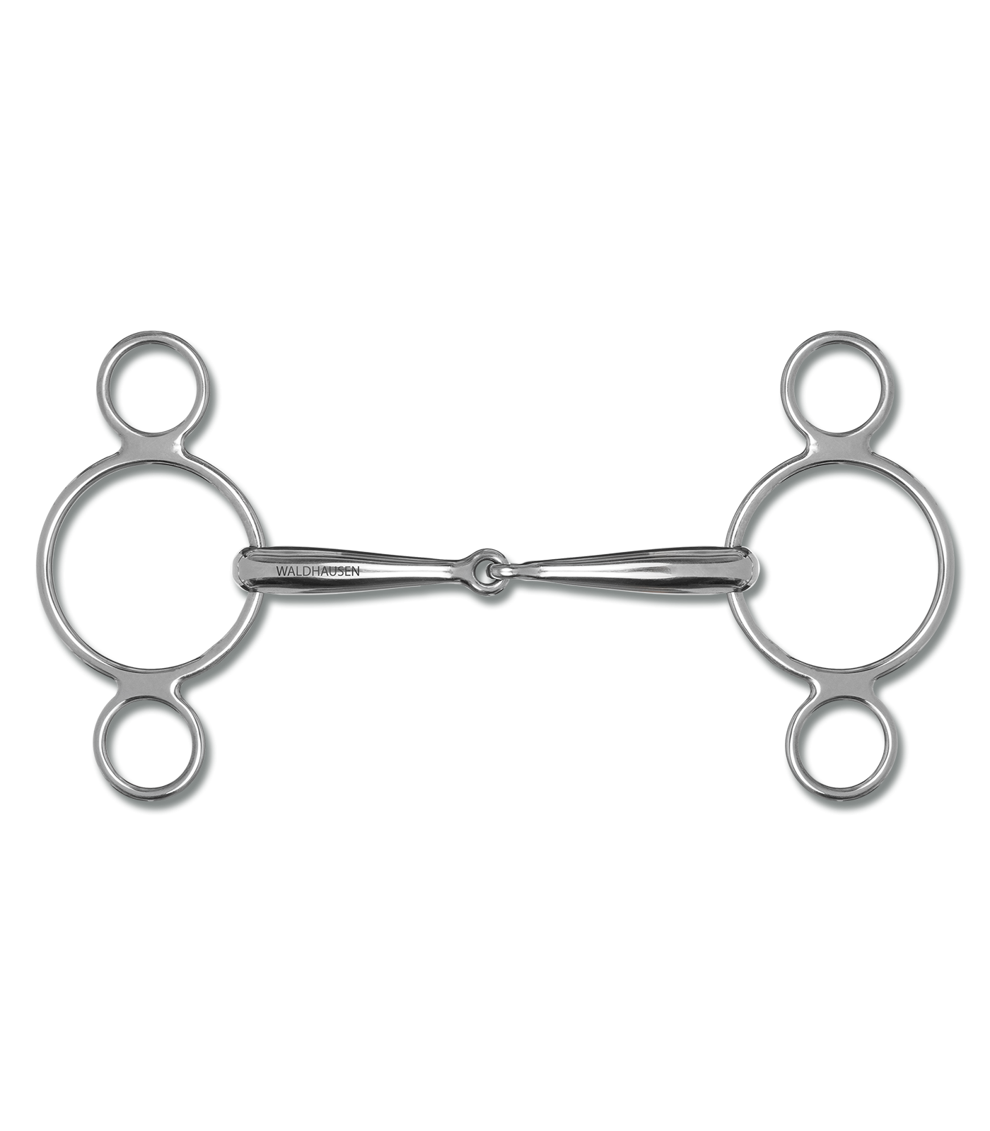 Waldhausen 3-Ring-Trense einfach gebrochen 16mm