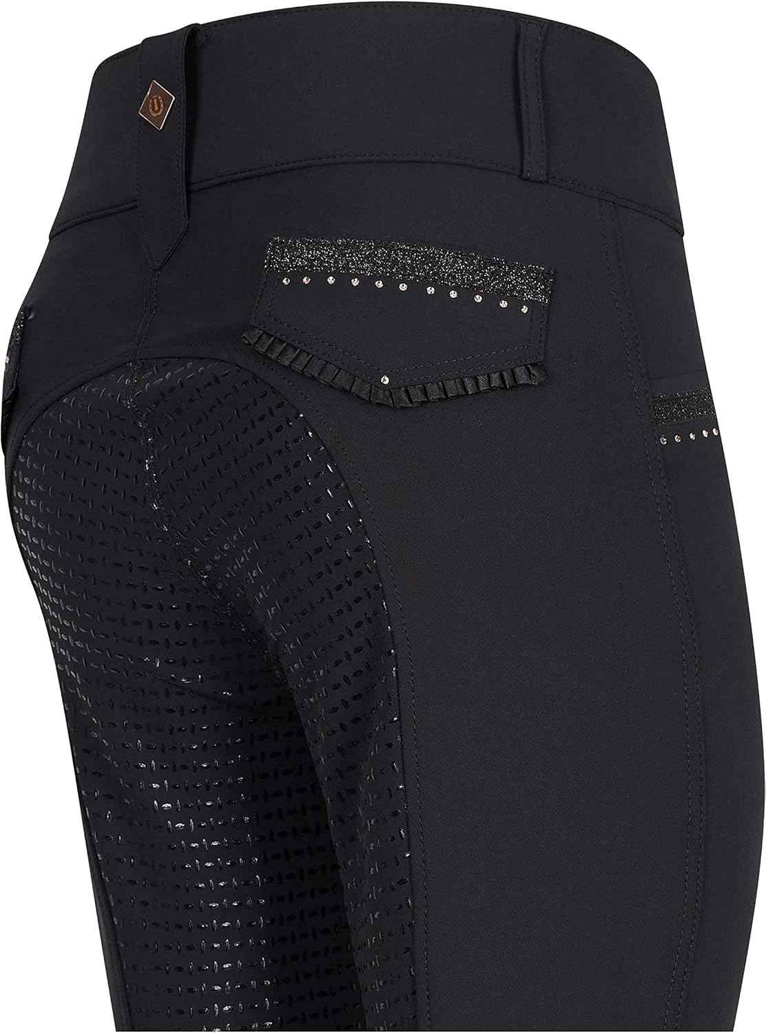 Imperial Riding Reithose IRHDiva Capone Fullgrip Schwarz – Stil und Komfort vereint - FRZ Pferdesport