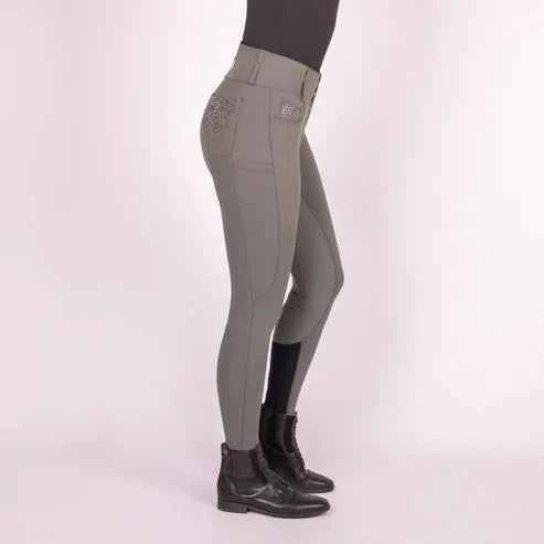 Euro-Star Reithose ESIndigo Glam - Stilvolle Performance in Castor Grey - FRZ Pferdesport