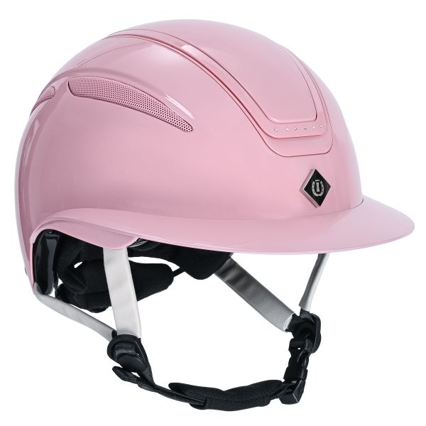 Imperial Riding Reithelm IRHOlania Deluxe Big Visor Pink
