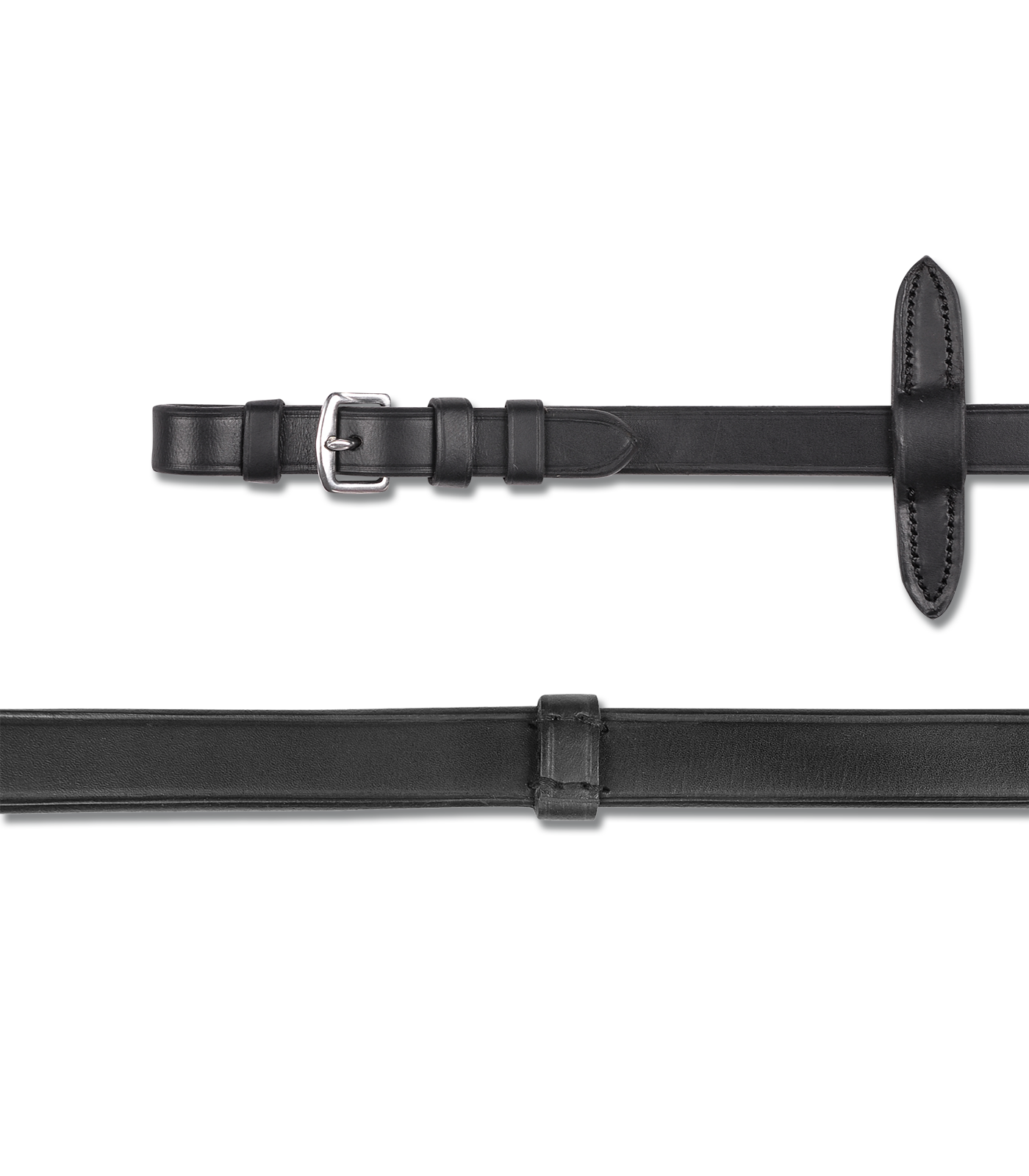 Waldhausen Lederzügel, extra Lang, schwarz