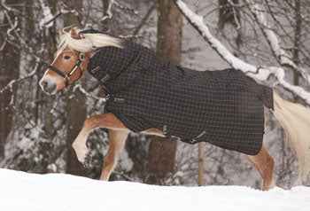 Horseware Outdoordecke Rhino Wug Plus Turnout Heavy black/tan - FRZ Pferdesport