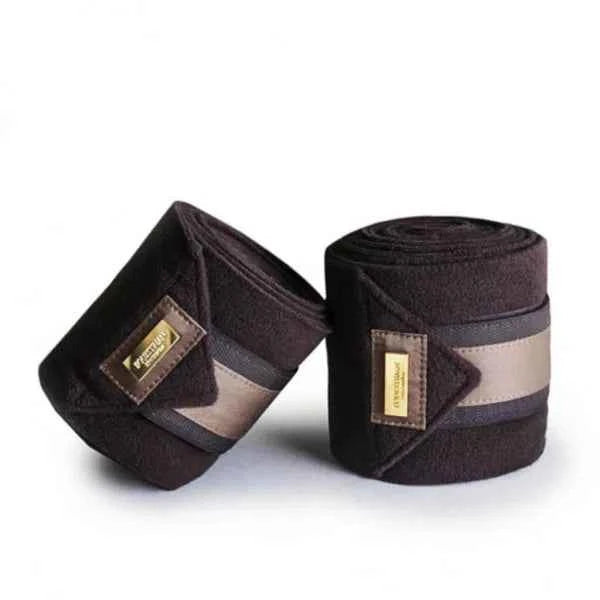 Equestrian Stockholm Fleecebandagen Golden Brown – Stilvoller Schutz für dein Pferd - FRZ Pferdesport