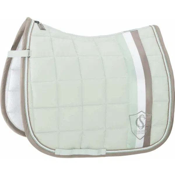 Eskadron Dressurschabracke Big Square Cotton Classic Sports FS24, powder green DL