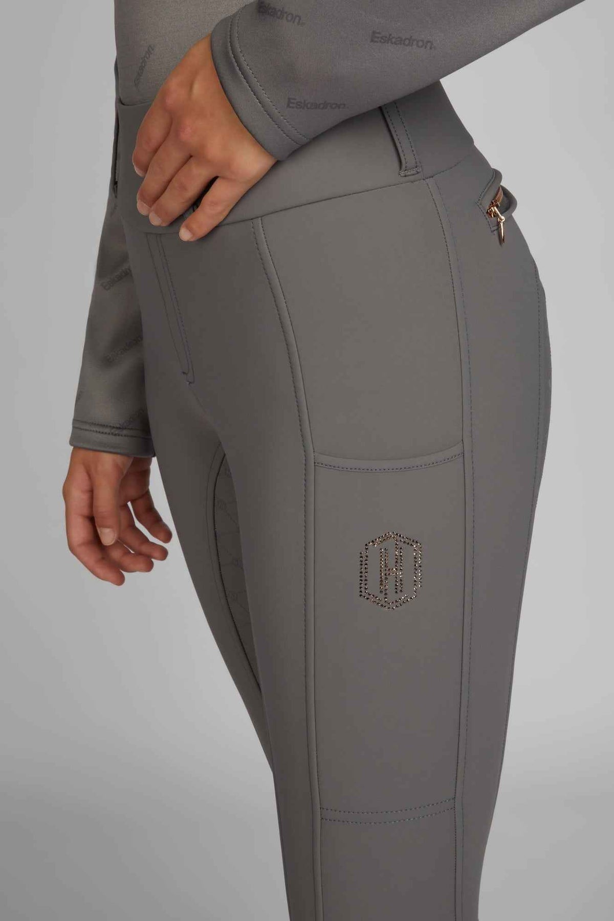 Eskadron Winterreitleggings Pro Earl Grey XS - FRZ Pferdesport