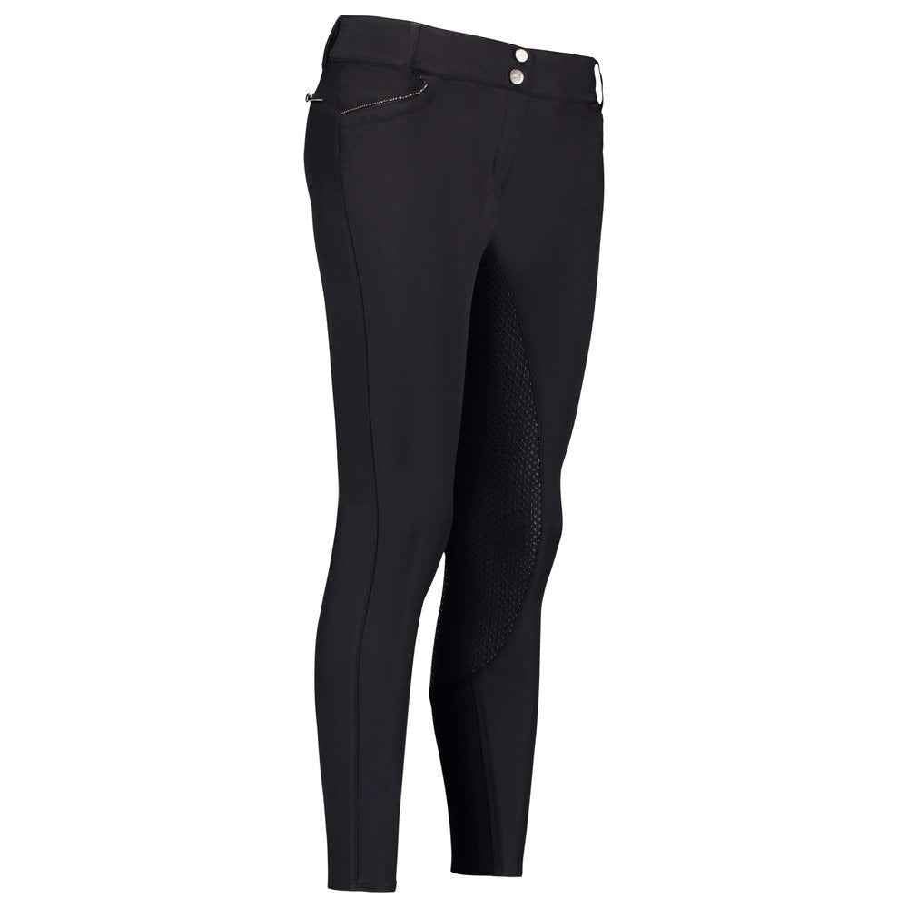 Euro-Star Winterreithose Arielle Softshell Fullgrip schwarz 72 - FRZ Pferdesport
