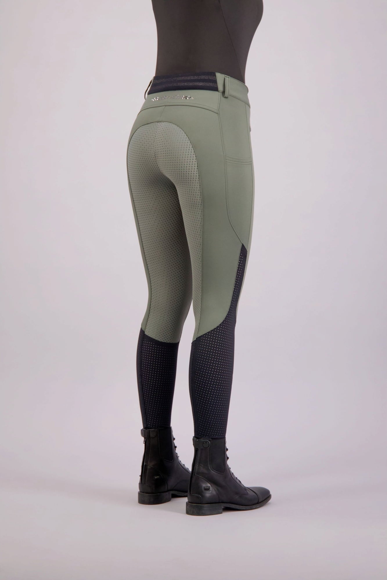 Euro-Star Reithose Ladies Airflow Full Grip Dark Berry