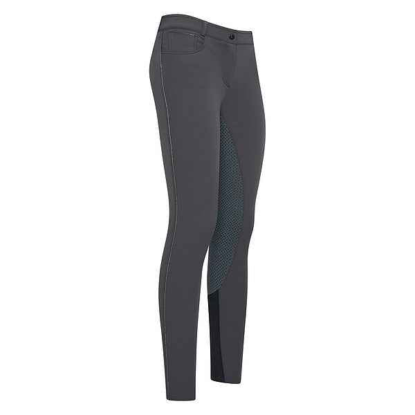 Euro-Star Reithose Indigo Diamond Softshell FG Grau - Komfort trifft Stil - FRZ Pferdesport