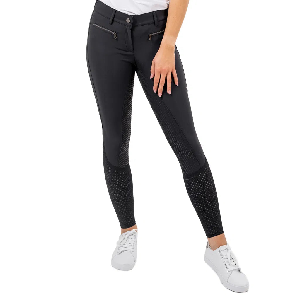 Euro-Star Reithose Ladies Airflow black Fullgrip