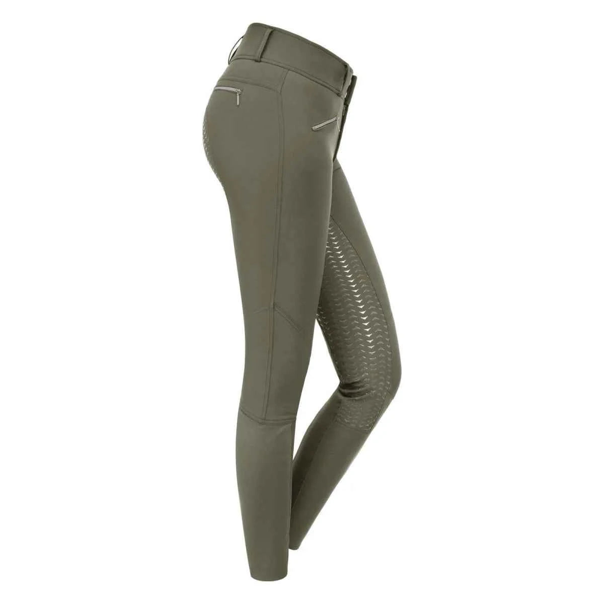 ELT Reithose Hella High Waist Khaki 40 - Komfort trifft Stil - FRZ Pferdesport