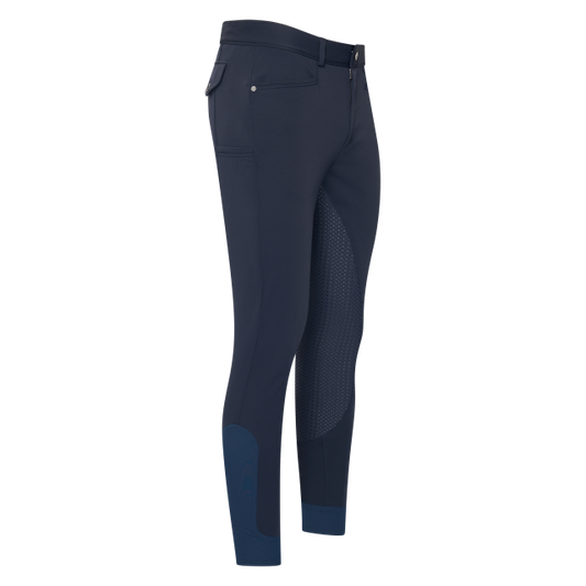Euro-Star Herren Winterreithose Camillo Fullgrip Navy 44