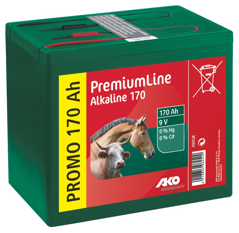 AKO Alkaline Trockenbatterie 9 Volt