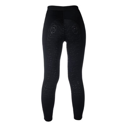 Reitleggings -Tabea- Silikon-Vollbesatz Schwarz