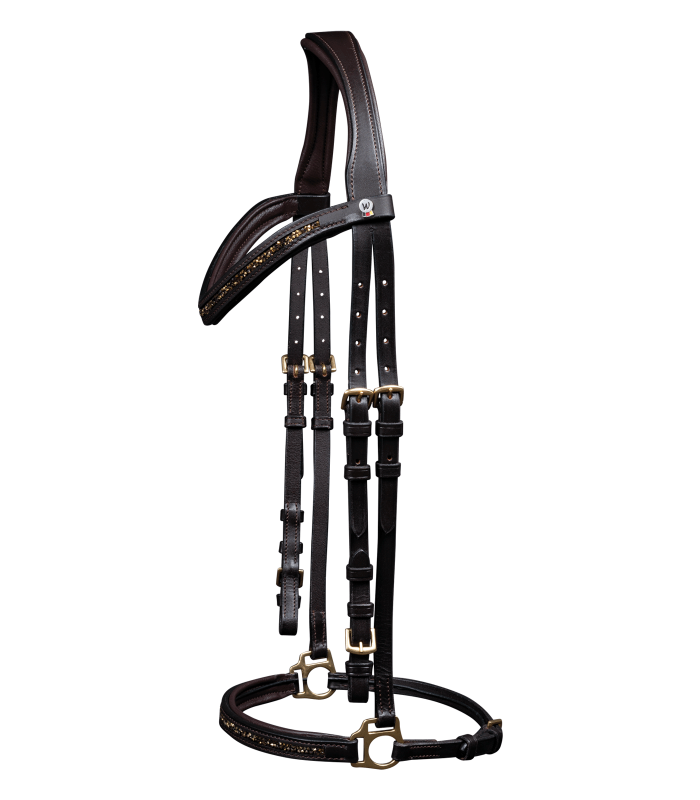 Waldhausen Island Trense Ice Crystal braun