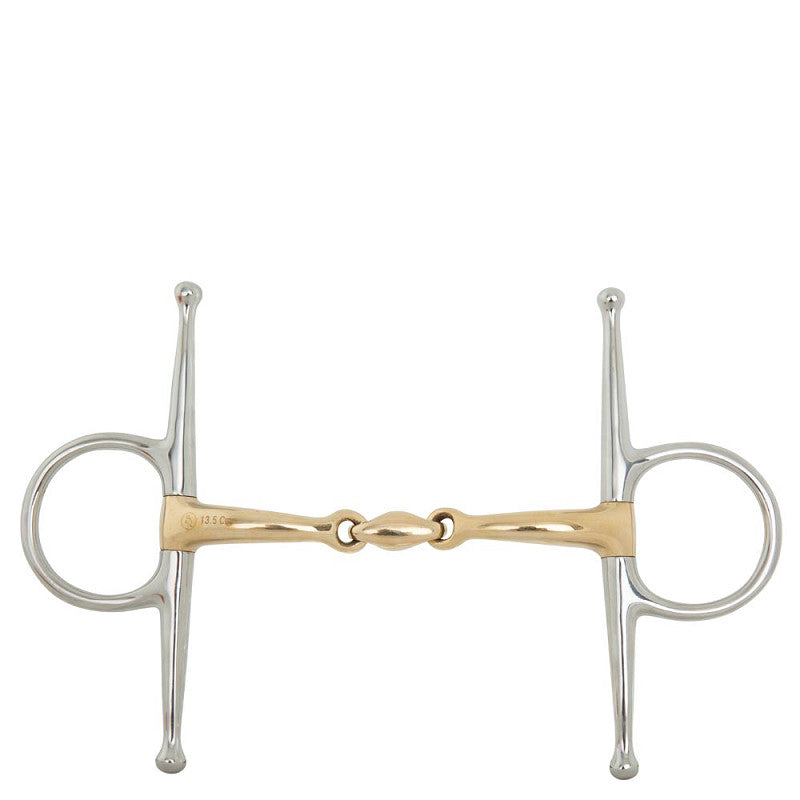 BR Knebeltrense doppelt gebrochen Soft Contact 14 mm Shanks 14,5