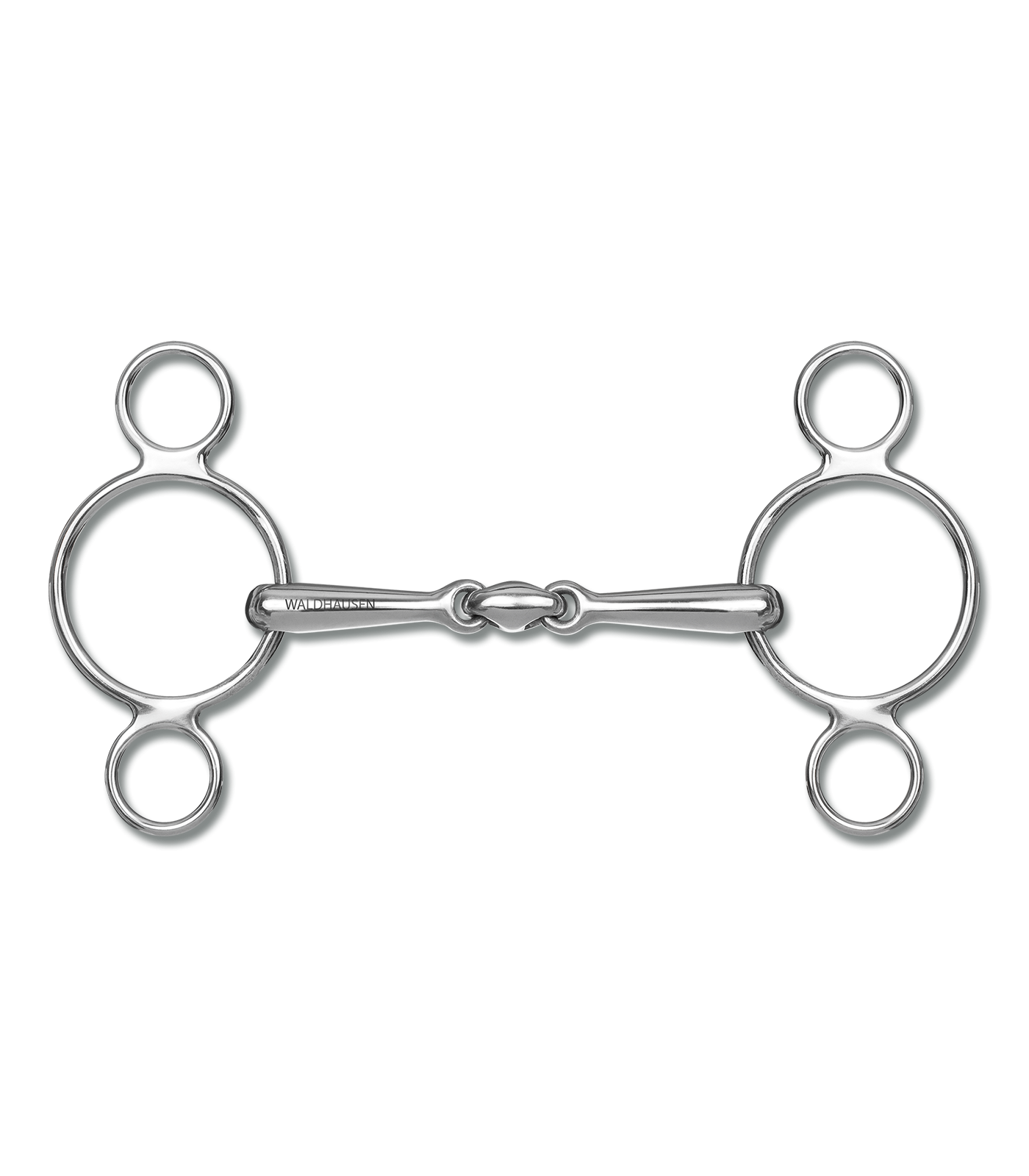 Waldhausen 3-Ring-Trense doppelt gebrochen 16mm