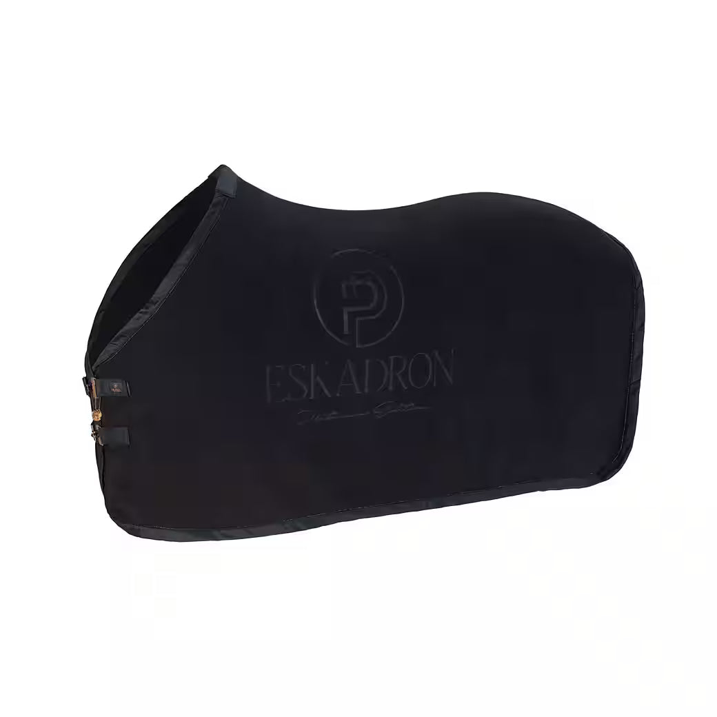 Eskadron Abschwitzdecke Platinum Fleece Stamp Black XL