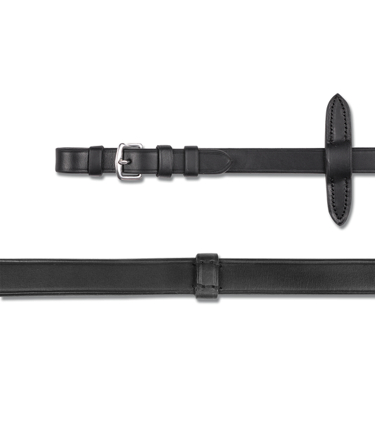 Waldhausen Lederzügel, extra Lang, schwarz