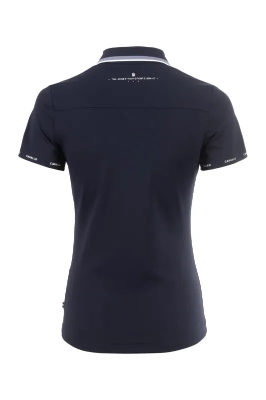 Cavallo Caval Piqué Polo Shirt Darkblue 38
