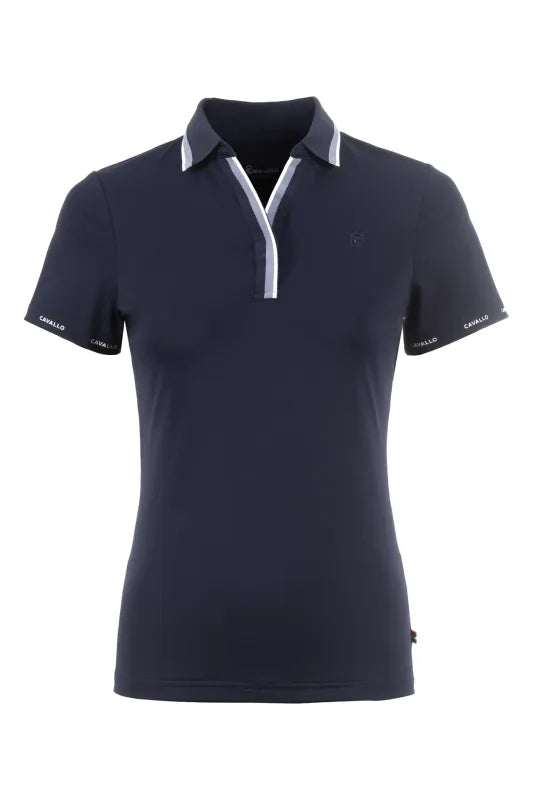 Cavallo Caval Piqué Polo Shirt Darkblue 38