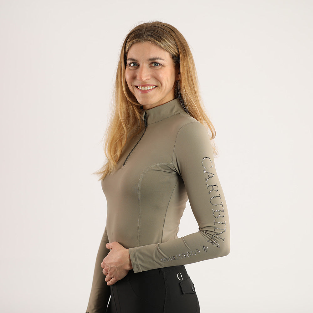 Carubina Funktionsshirt CAPORTO LIMITED EDITION CRYSTAL SPARKLE