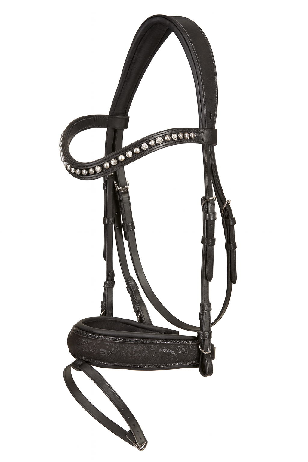 Otto Schumacher Trense Tokio Gr. 2 - Backenstücke Gr. 1 schwarze Beschläge