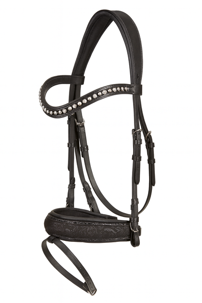 Otto Schumacher Trense Tokio Gr. 2 - Backenstücke Gr. 1 schwarze Beschläge