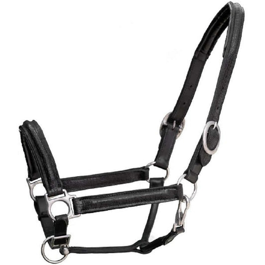 HKM Lederhalfter Croco Lack