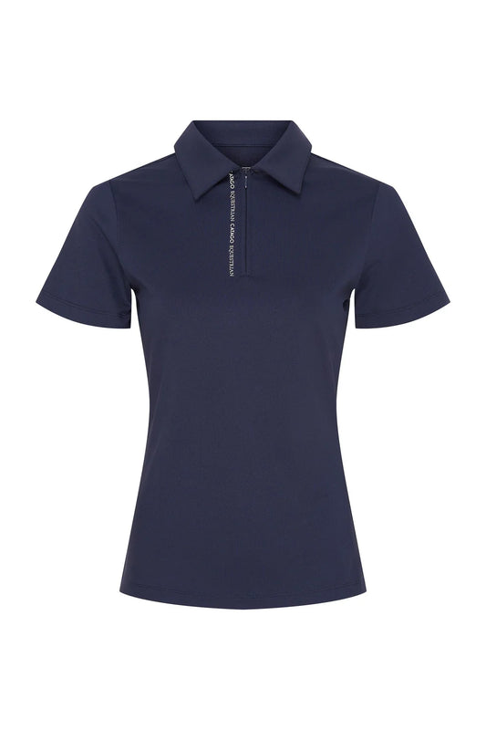 Catago Zip-Poloshirt Nash Navy
