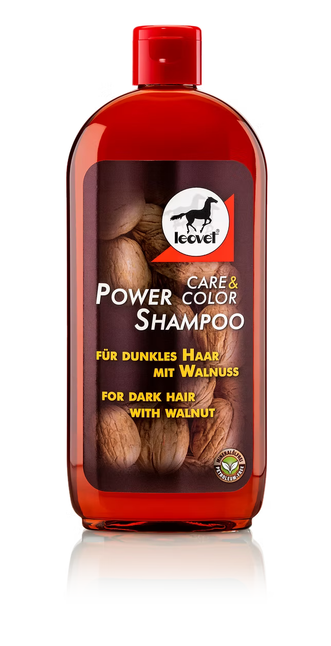 Leovet Power Shampoo Walnuss für dunkle Pferde