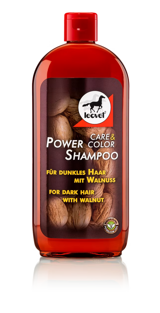Leovet Power Shampoo Walnuss für dunkle Pferde