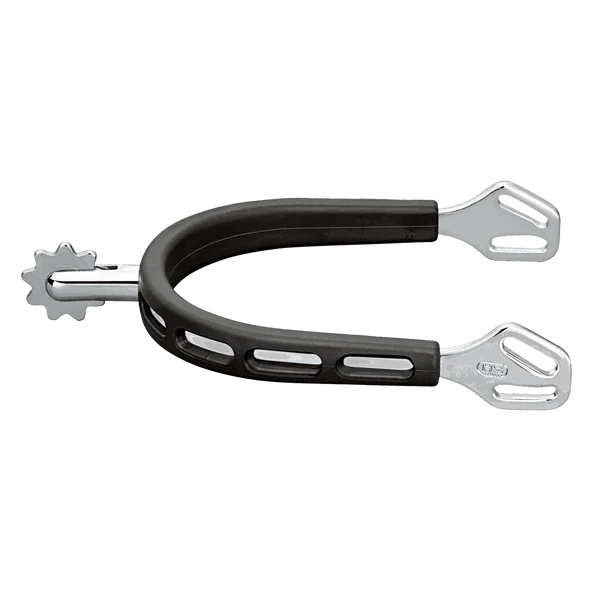 Sprenger ULTRA fit EXTRA GRIP Sporen - Edelstahl rostfrei, 30 mm abgerundet mit Sonnenrad