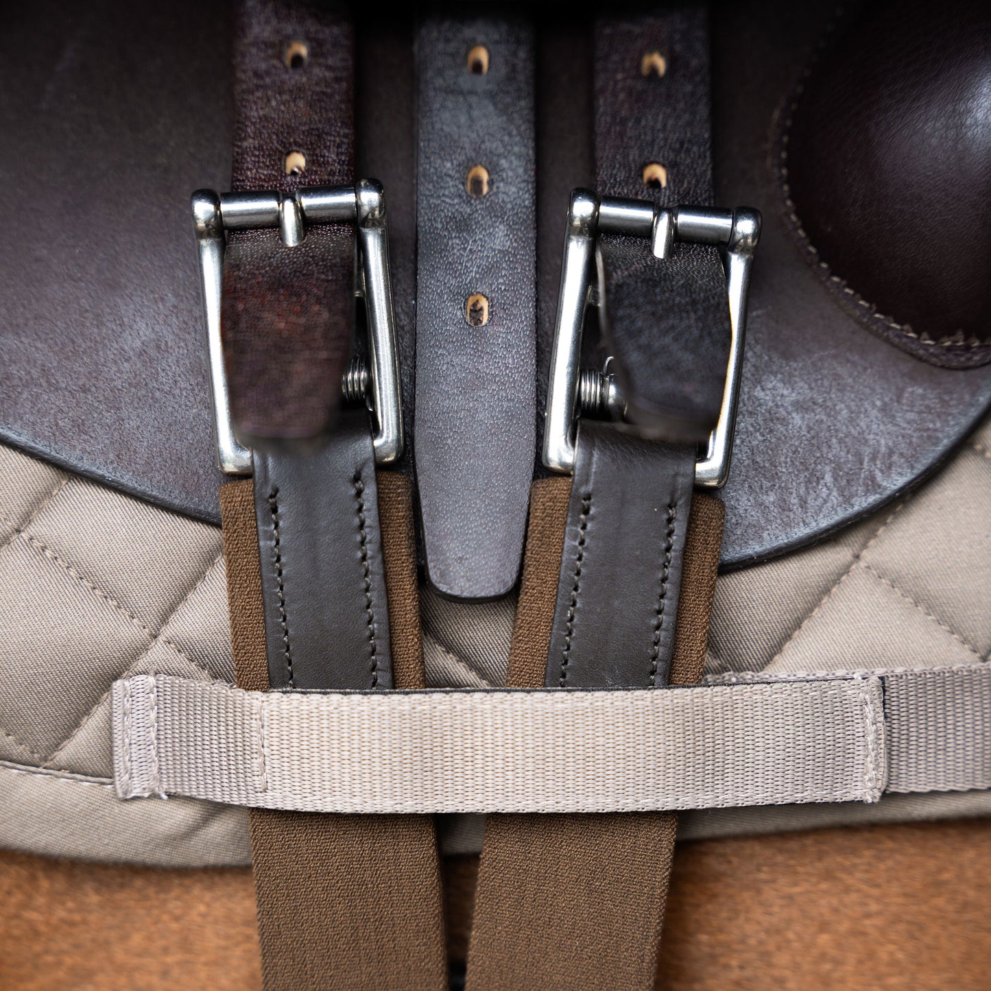 Imperial Riding Sattelgurt Anatomic Leder 125cm braun