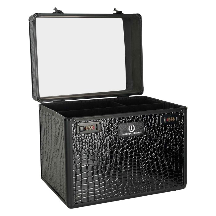 Imperial Riding Putzbox IRH-Shiny - Black-Black Croco