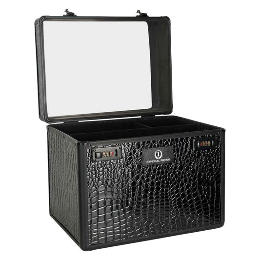Imperial Riding Putzbox IRH-Shiny - Black-Black Croco