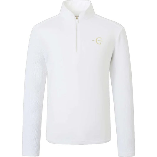 Covalliero Turniershirt SS26 Kinder Lange Ärmel Weiß