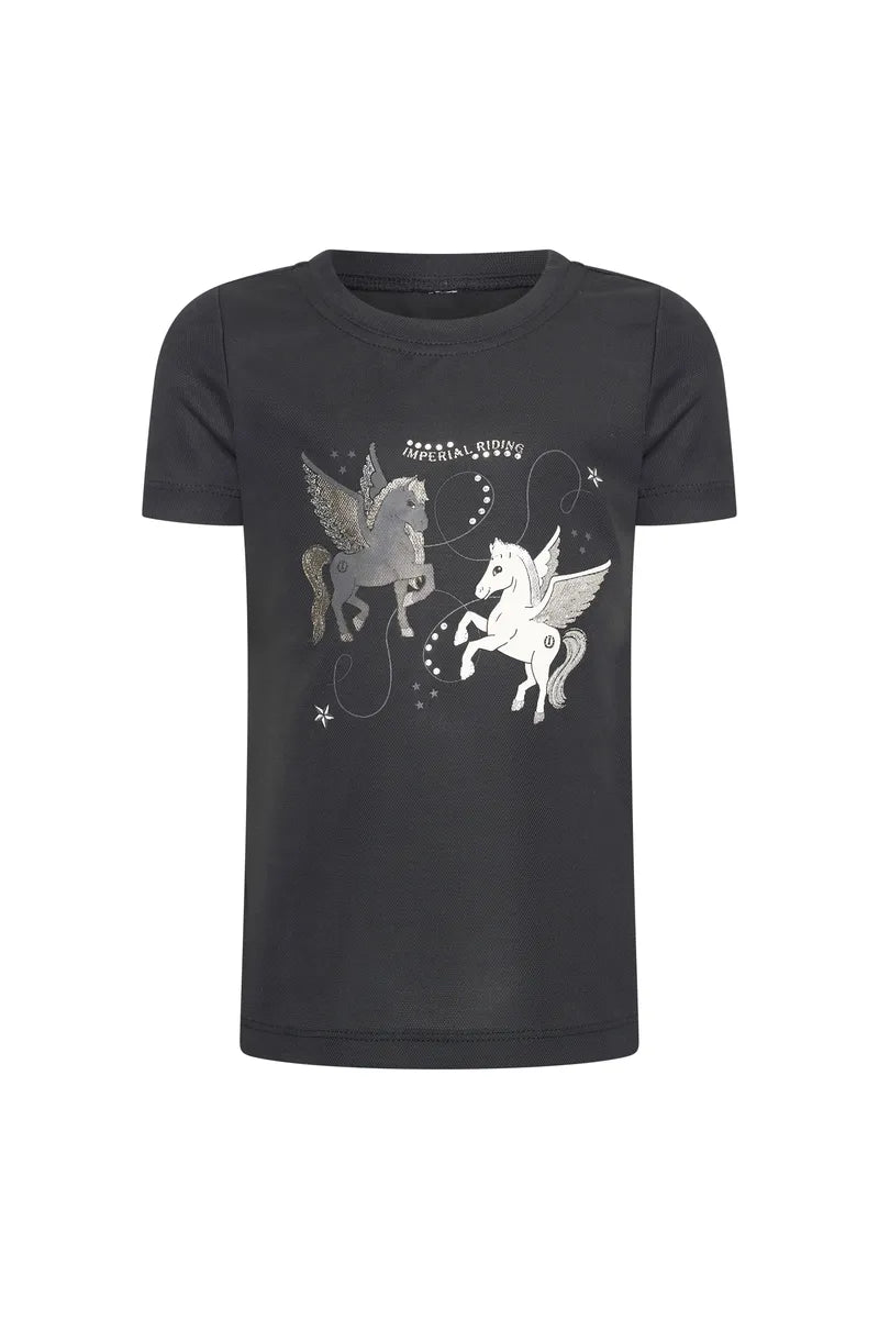 Imperial Riding Kinder T-Shirt IRHStar Sky Schwarz 128